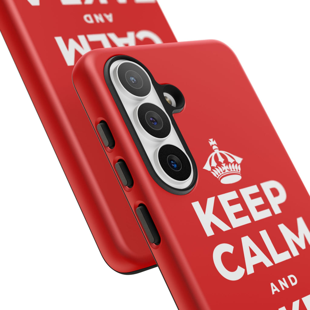KEEP CALM AND TAKE A BOW Phone Case