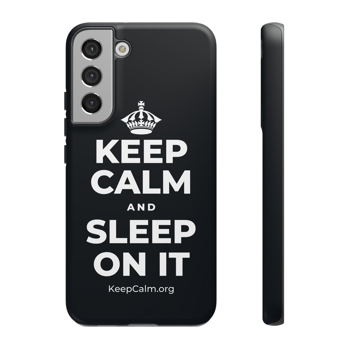 KEEP CALM AND SLEEP ON IT Phone Case (Dark)