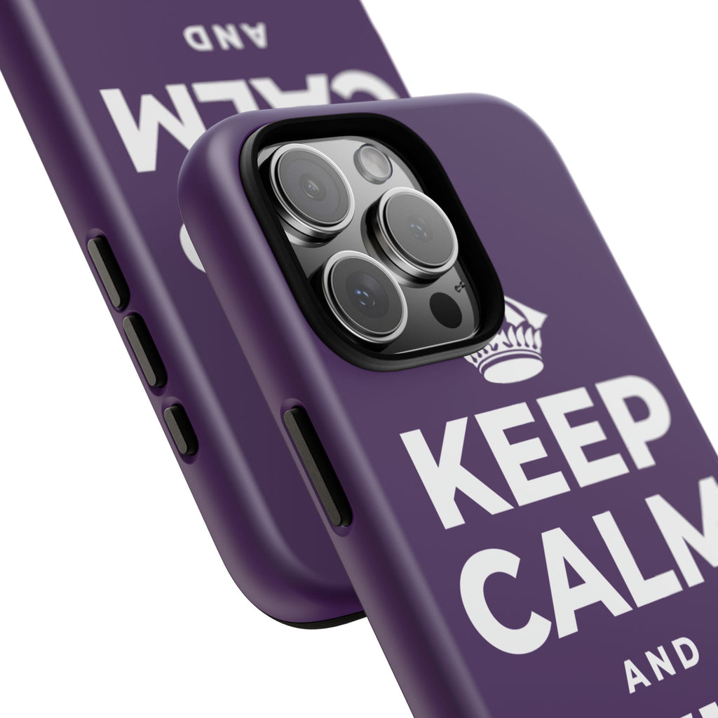 KEEP CALM AND TWIRL ONCE Phone Case