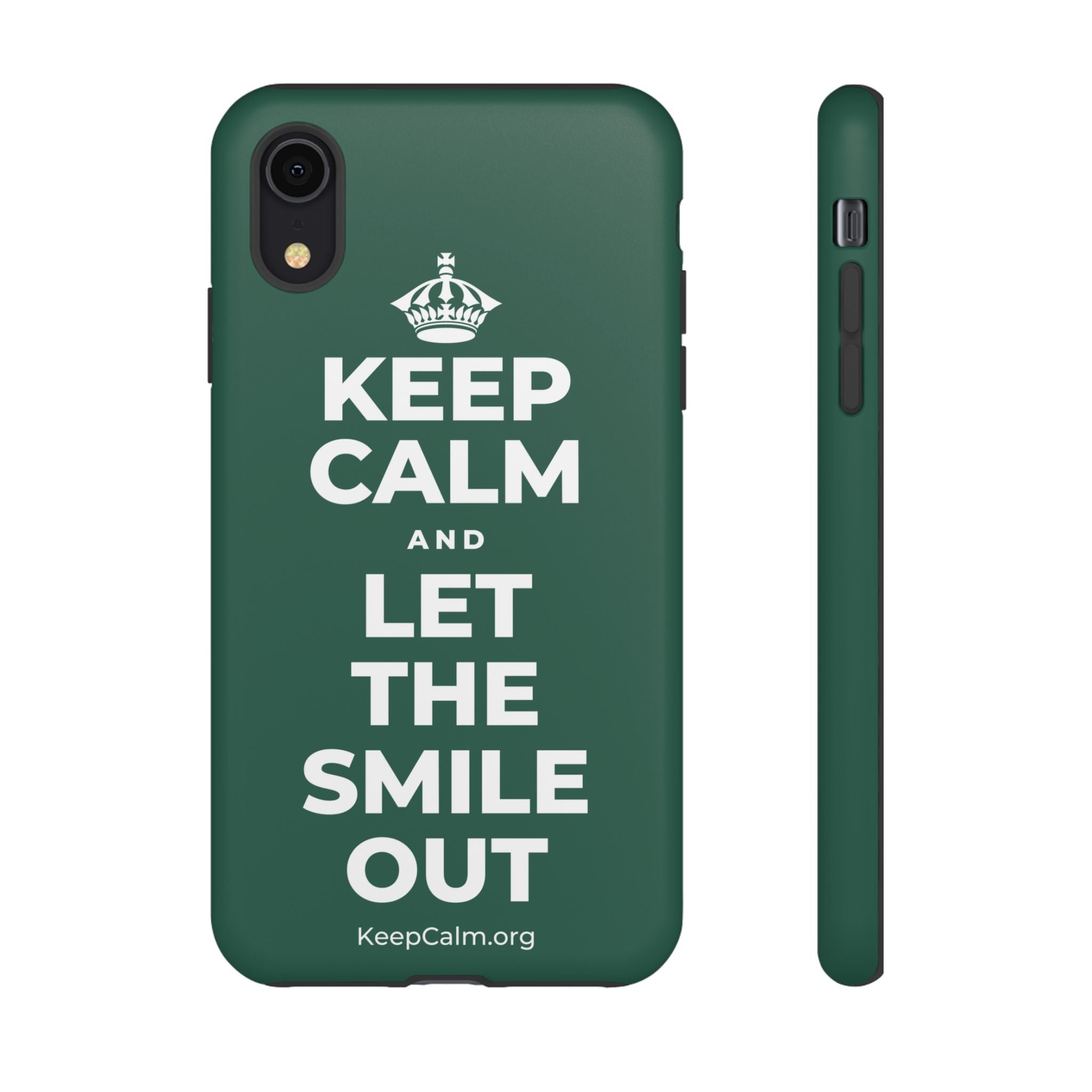 KEEP CALM AND LET THE SMILE OUT Phone Case