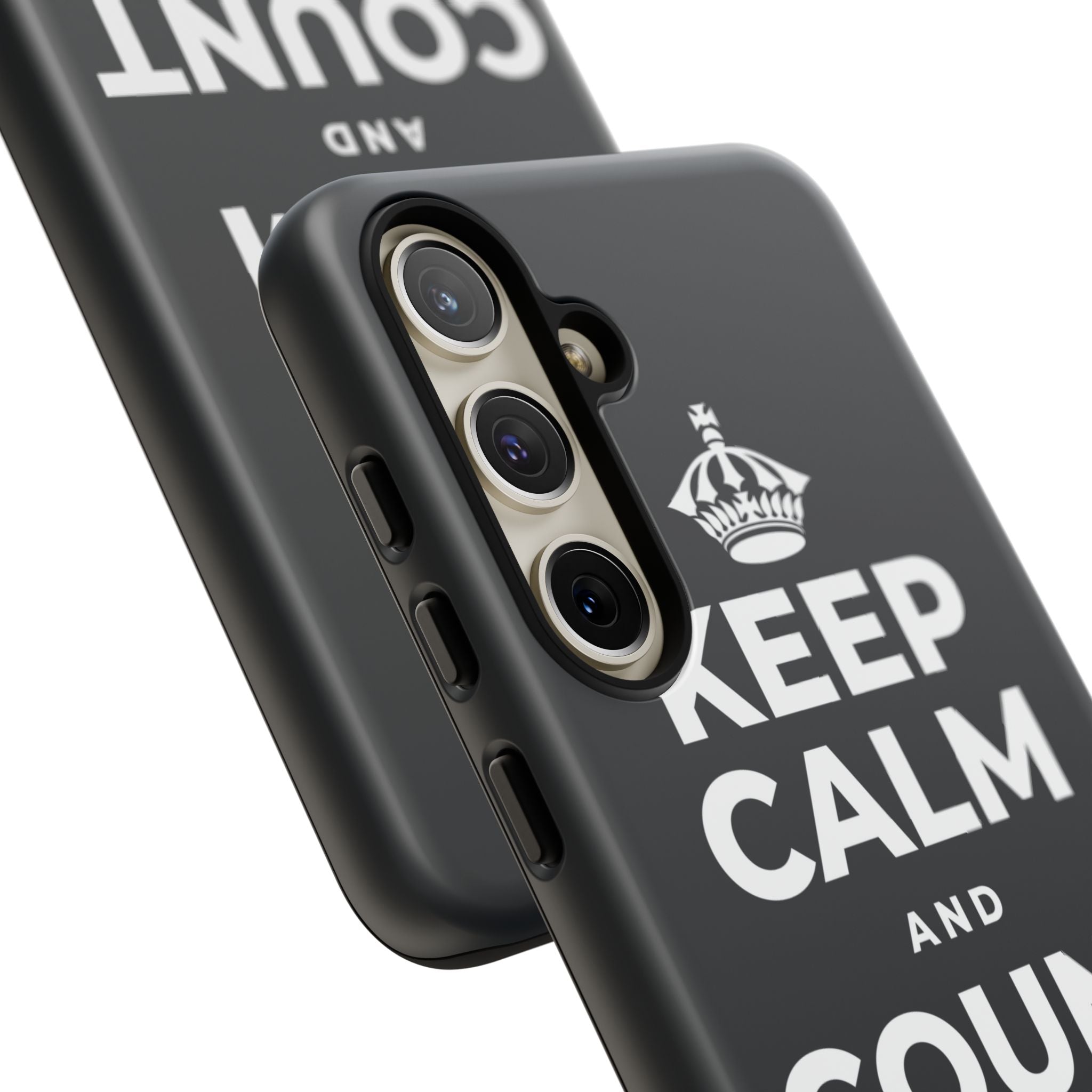 KEEP CALM AND COUNT TO TEN Phone Case (Dark)