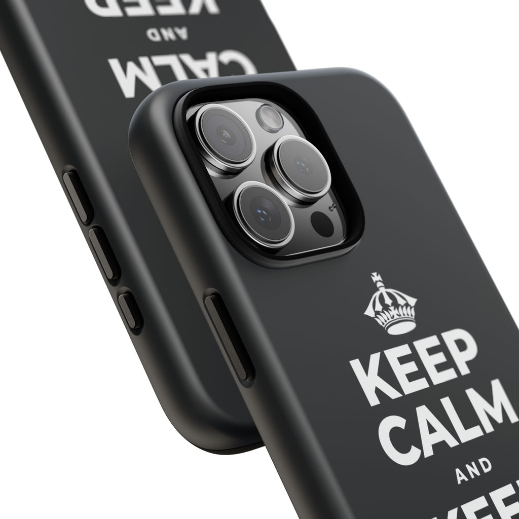 KEEP CALM AND KEEP DREAMING Phone Case (Dark)