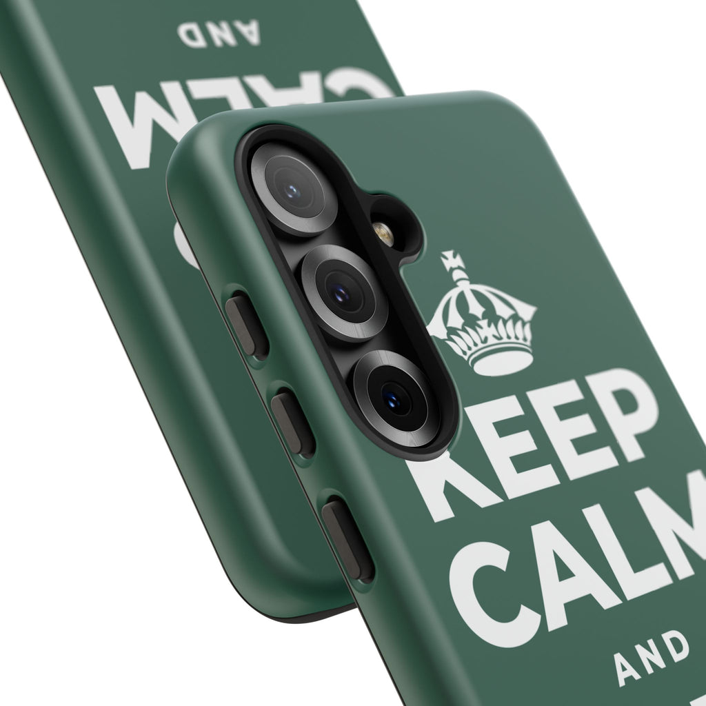 KEEP CALM AND COZY UP Phone Case