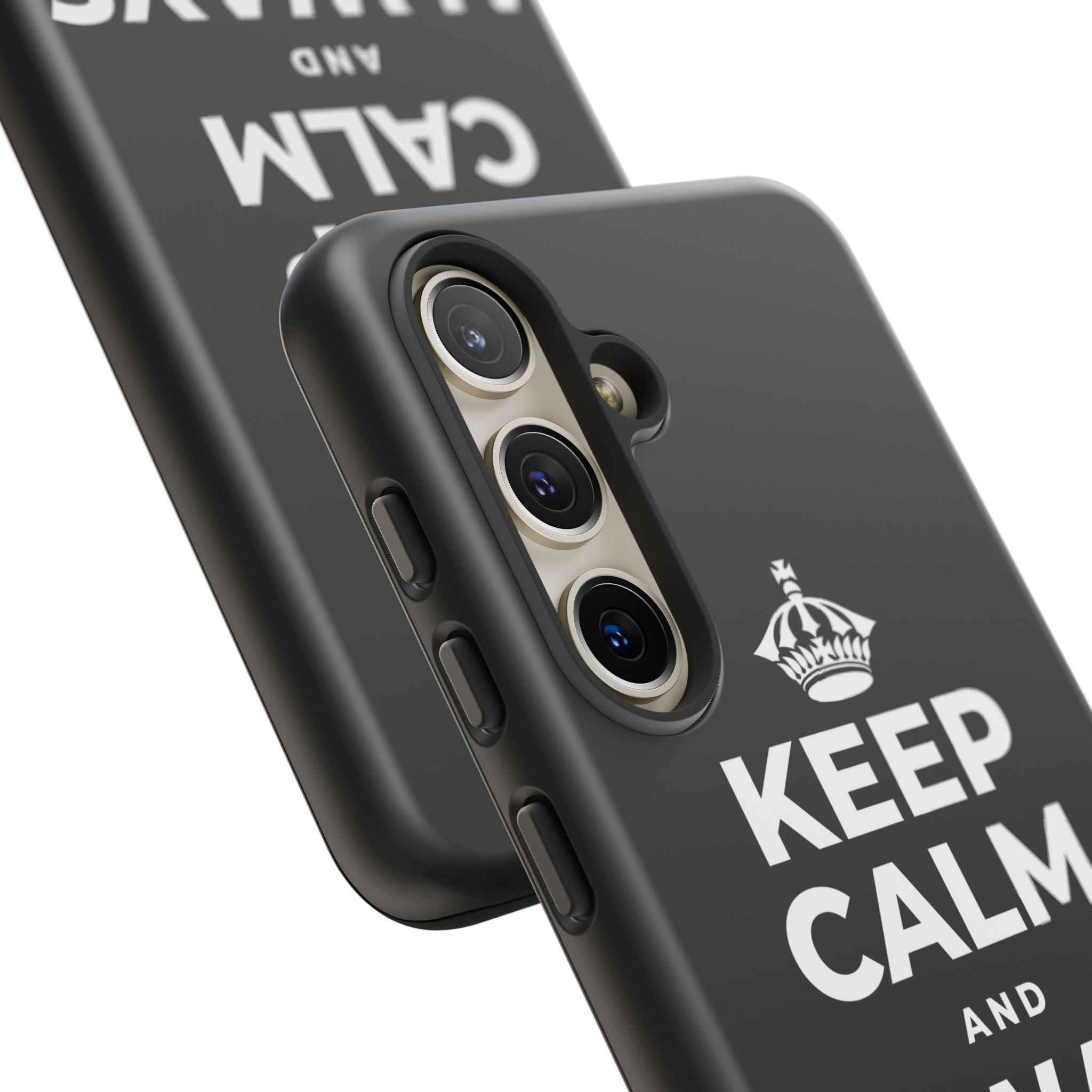 KEEP CALM AND ALWAYS BE 🦇MAN Phone Case