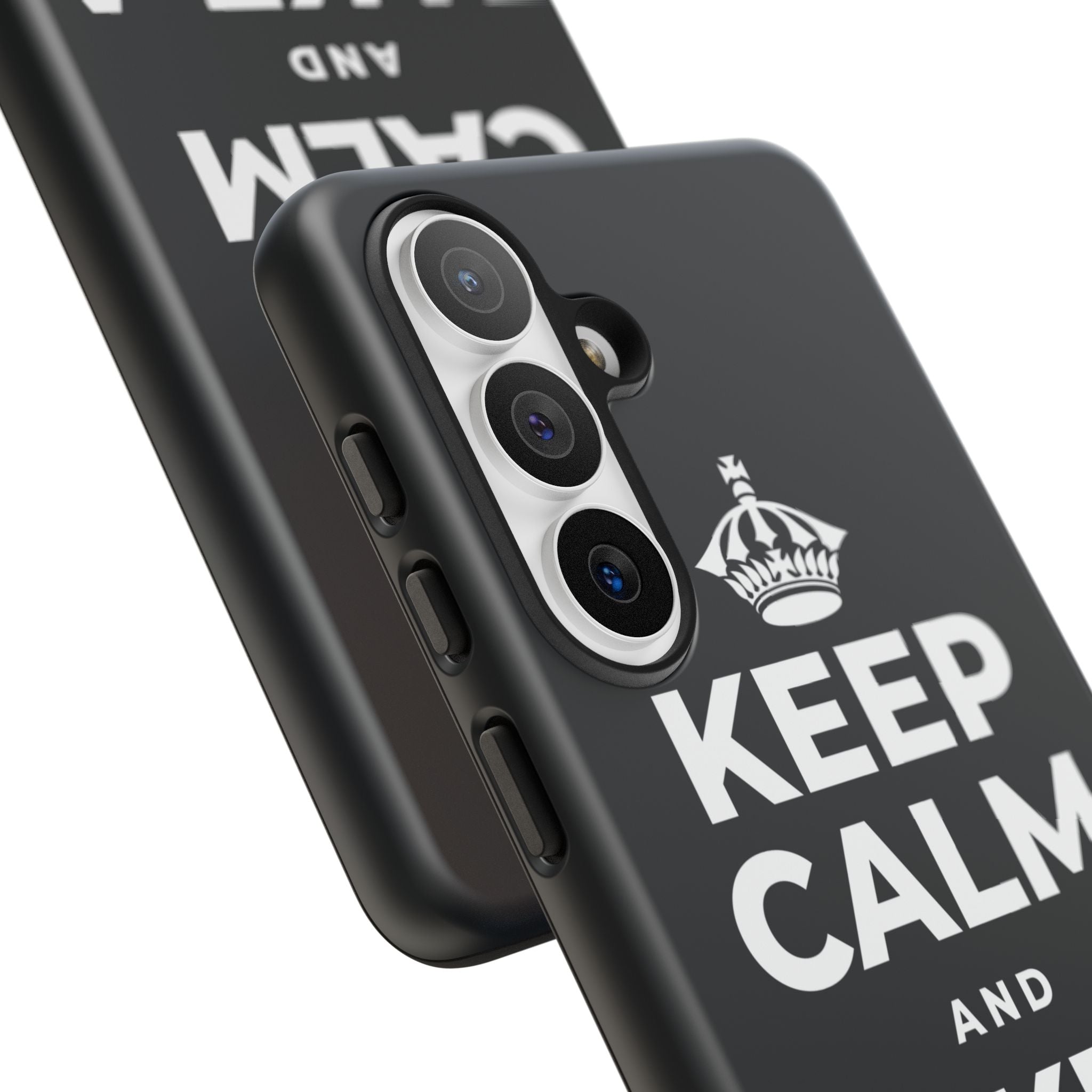 KEEP CALM AND TAKE A BREATH Phone Case (Dark)