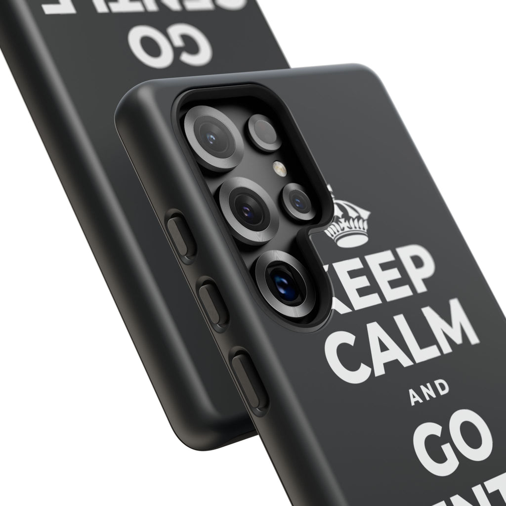 KEEP CALM AND GO GENTLE ON MONDAY Phone Case (Dark)