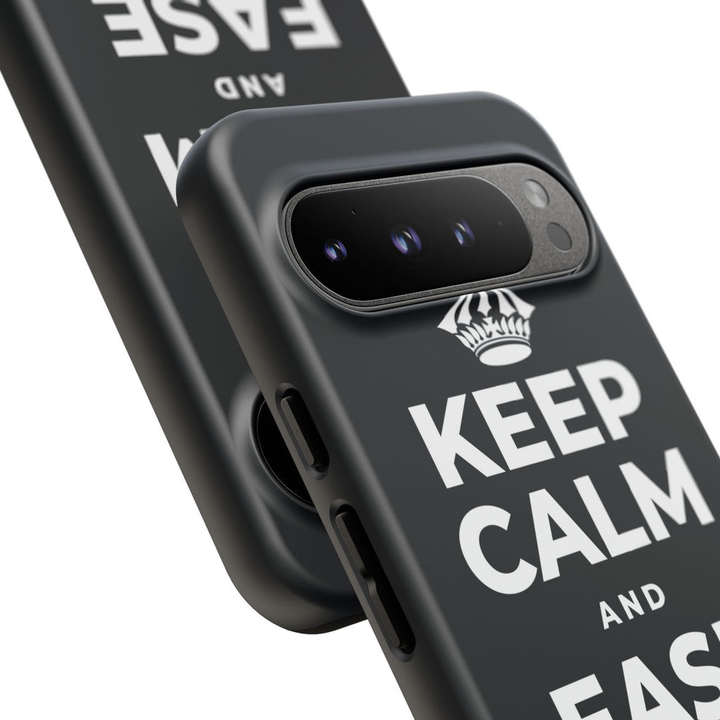 KEEP CALM AND EASE INTO IT Phone Case (Dark)