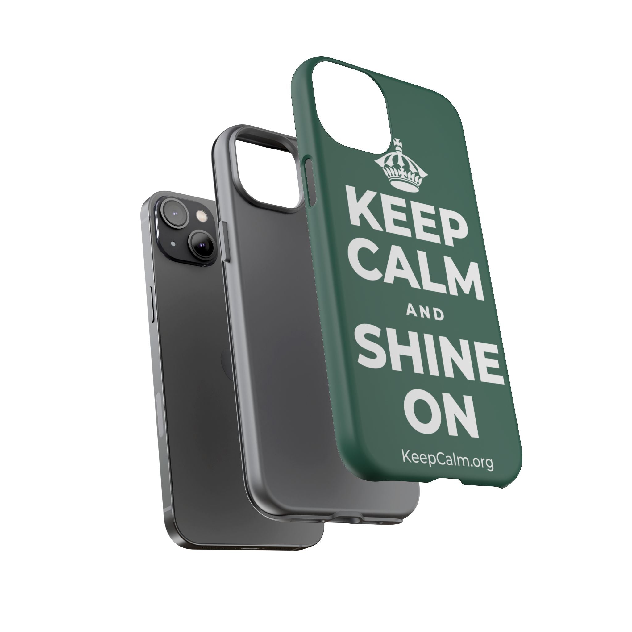 KEEP CALM AND SHINE ON Phone Case