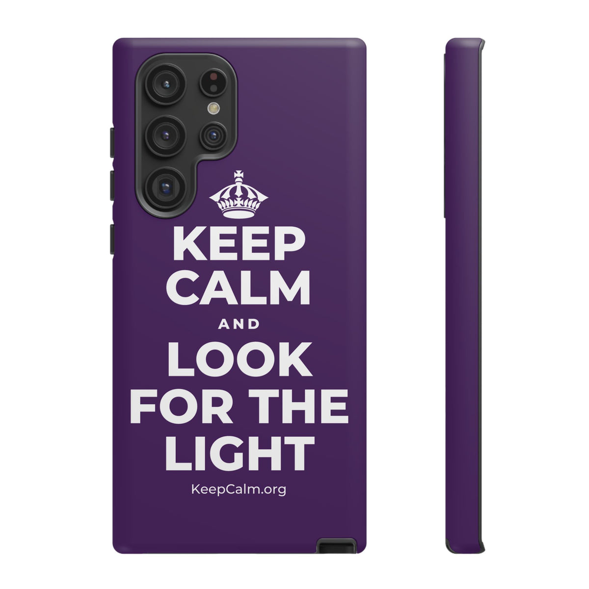 KEEP CALM AND LOOK FOR THE LIGHT Phone Case