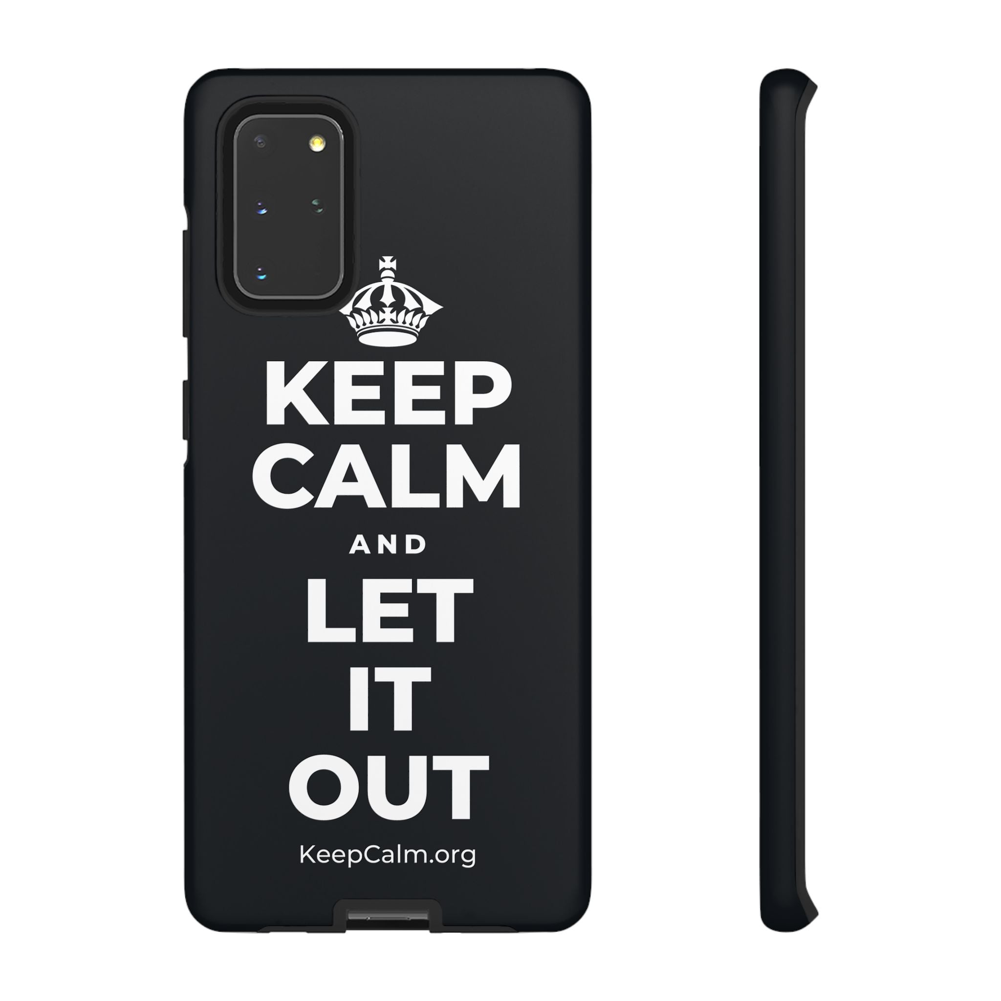 KEEP CALM AND LET IT OUT Phone Case (Dark)
