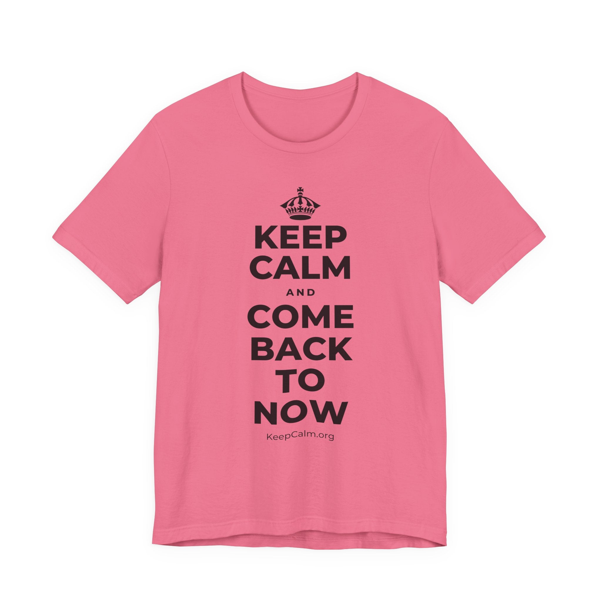 KEEP CALM AND COME BACK TO NOW T-Shirt (Military Green–Autumn)