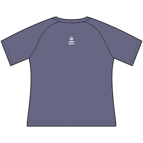 KEEP CALM A HANA I KĀU HIKI, UA LAWA KĒLĀ Women's Raglan Tee