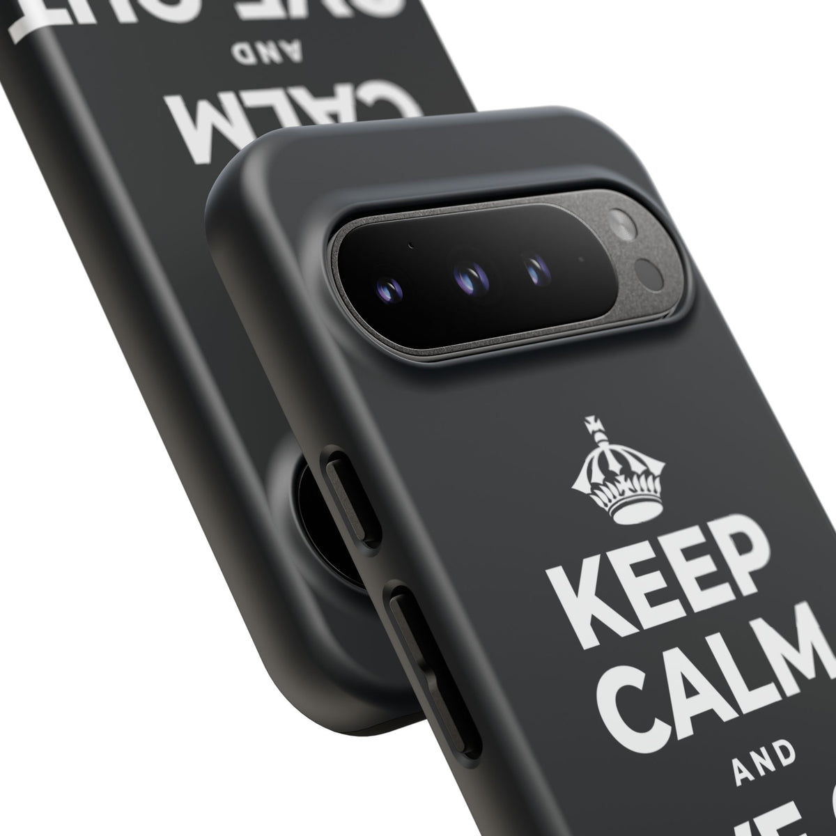 KEEP CALM AND LOVE OUT LOUD Phone Case (Dark)