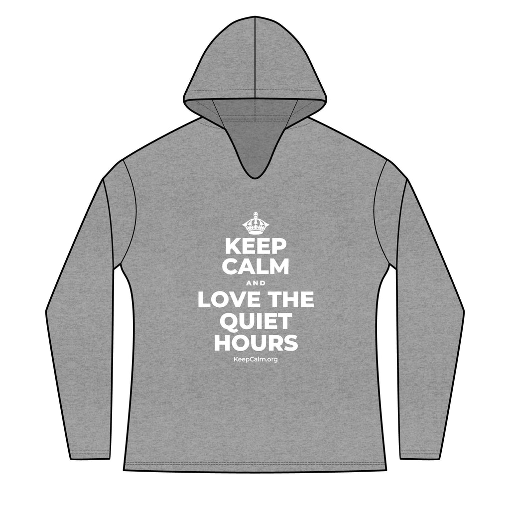 KEEP CALM AND LOVE THE QUIET HOURS Women's Long Sleeve Hoodie
