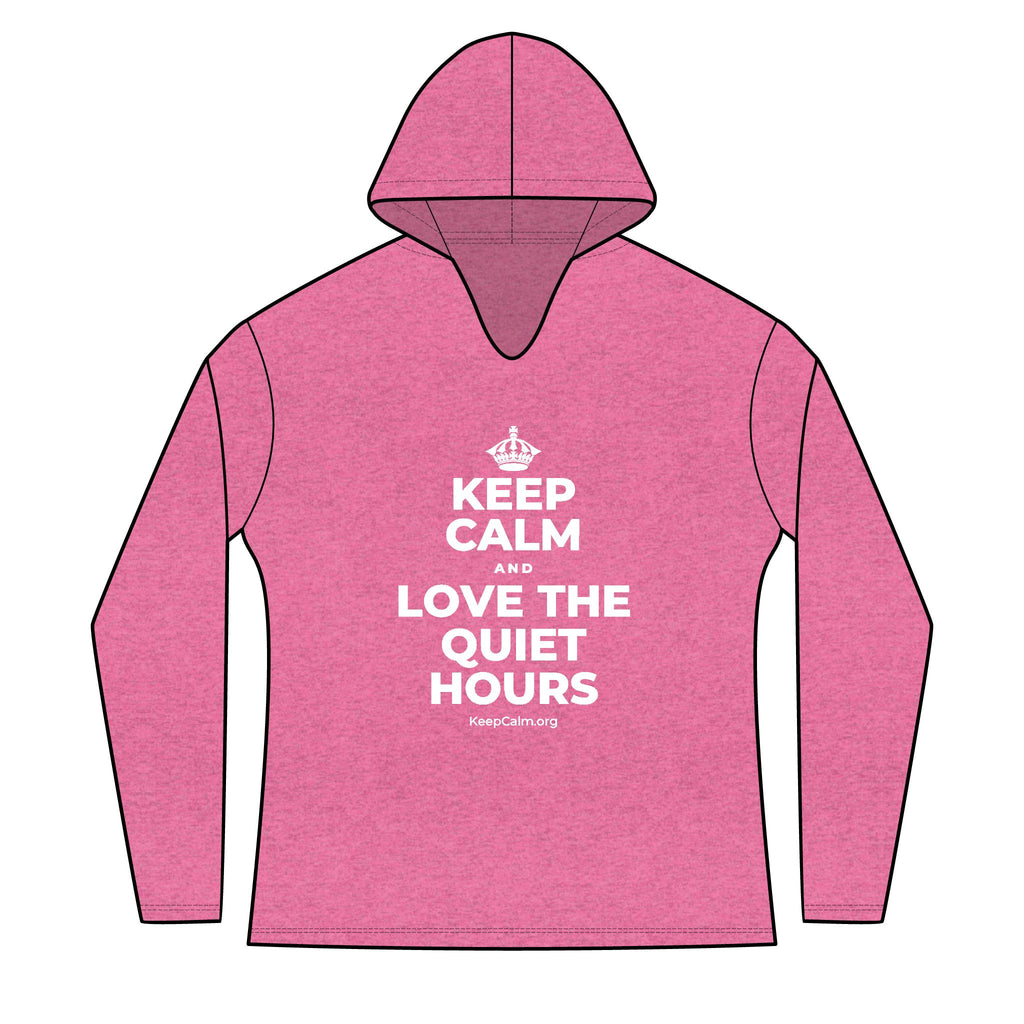 KEEP CALM AND LOVE THE QUIET HOURS Women's Long Sleeve Hoodie