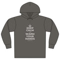 KEEP CALM AND WARM YOUR HANDS Organic Hoodie Tee