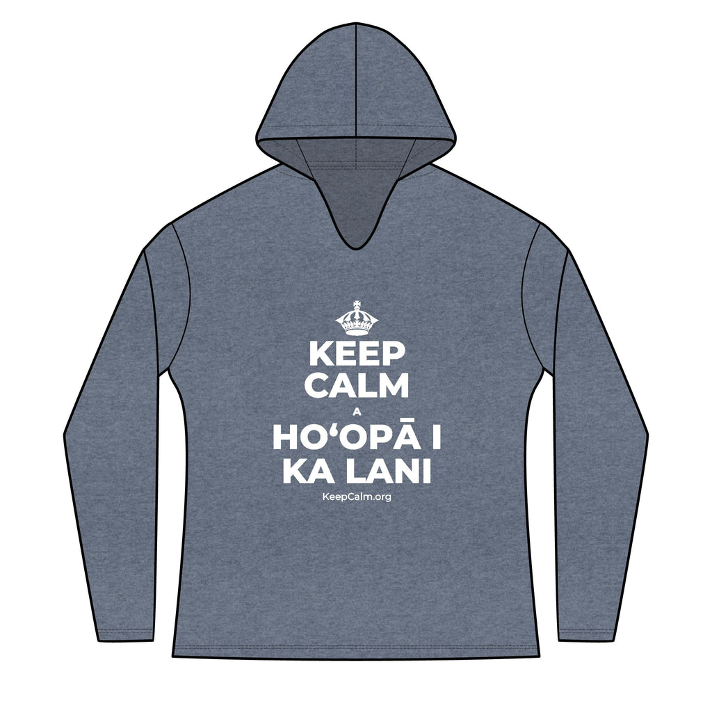 KEEP CALM A HOʻOPĀ I KA LANI Women's Long Sleeve Hoodie