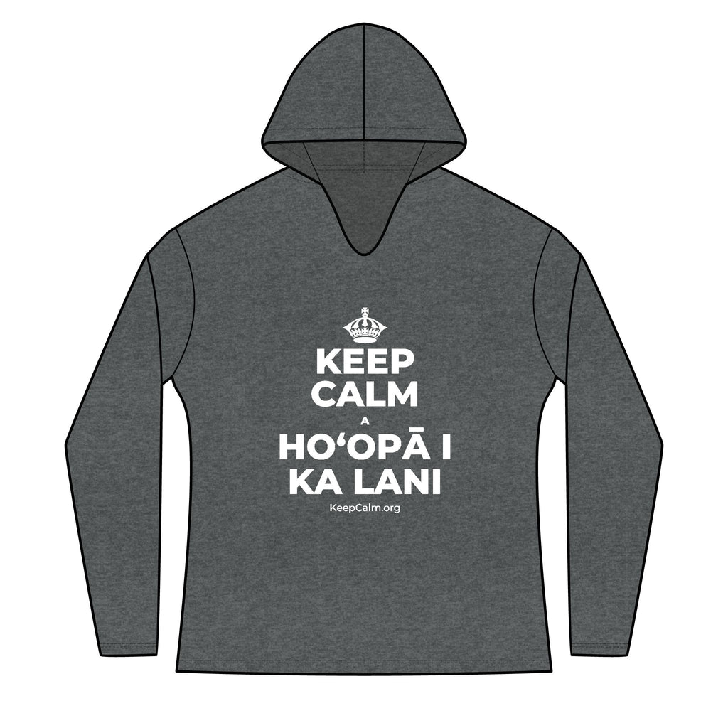 KEEP CALM A HOʻOPĀ I KA LANI Women's Long Sleeve Hoodie