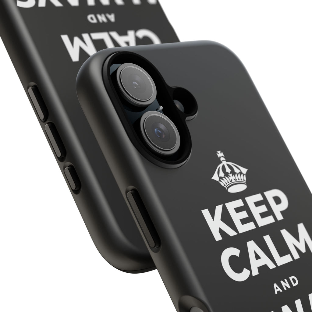 KEEP CALM AND ALWAYS BE 🦇MAN Phone Case