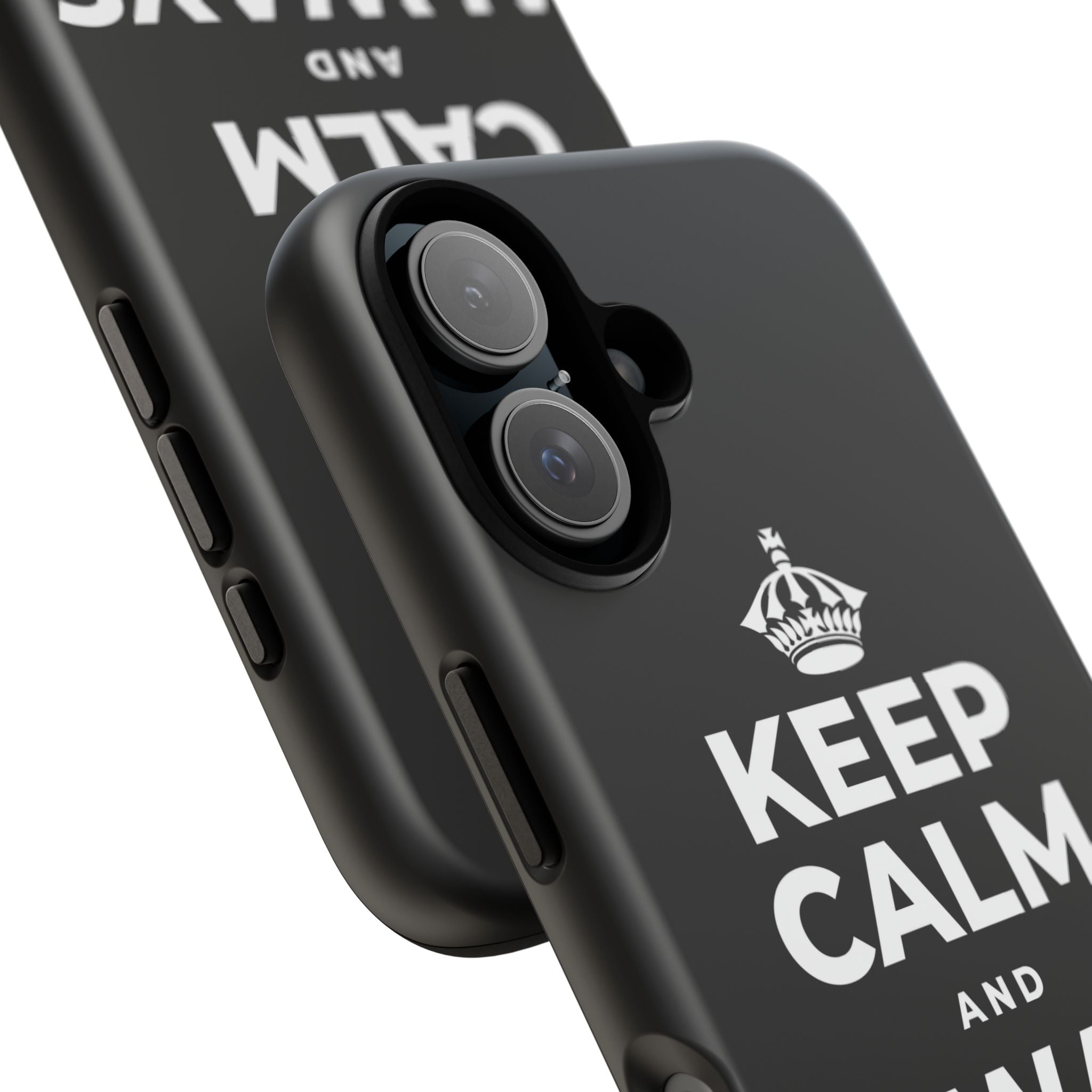 KEEP CALM AND ALWAYS BE 🦇MAN Phone Case