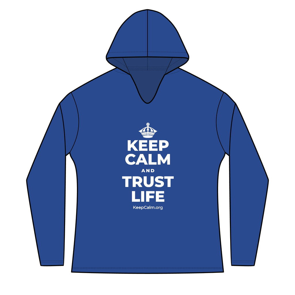KEEP CALM AND TRUST LIFE Women's Long Sleeve Hoodie