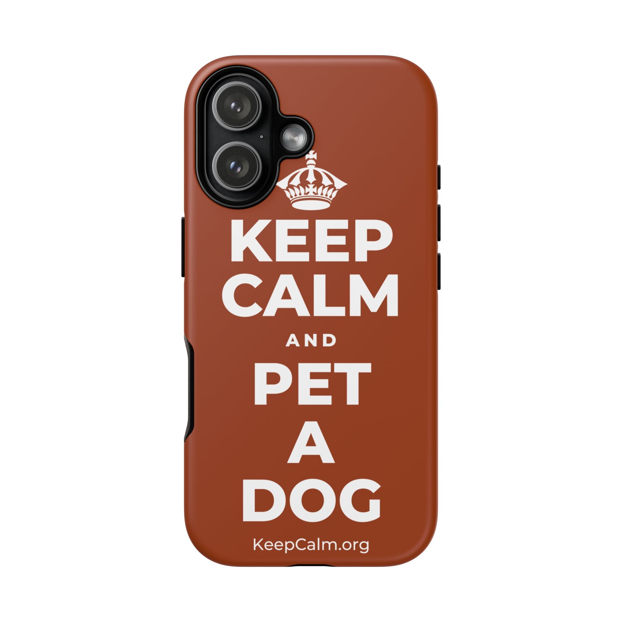 KEEP CALM AND PET A DOG Phone Case