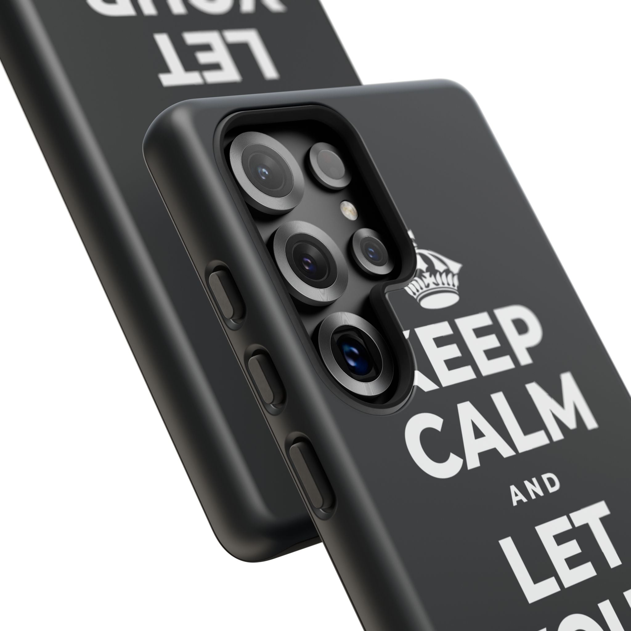 KEEP CALM AND LET YOUR JAW RELAX Phone Case (Dark)