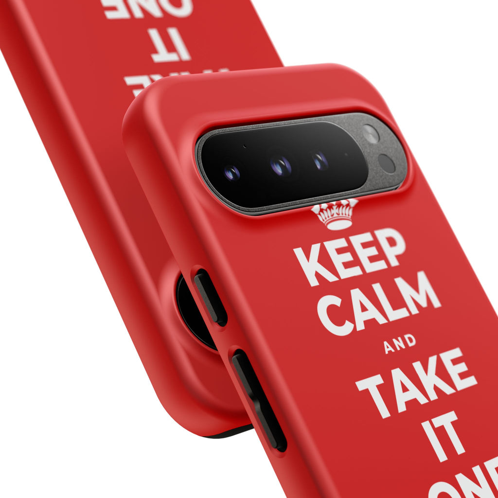 KEEP CALM AND TAKE IT ONE DAY AT A TIME Phone Case