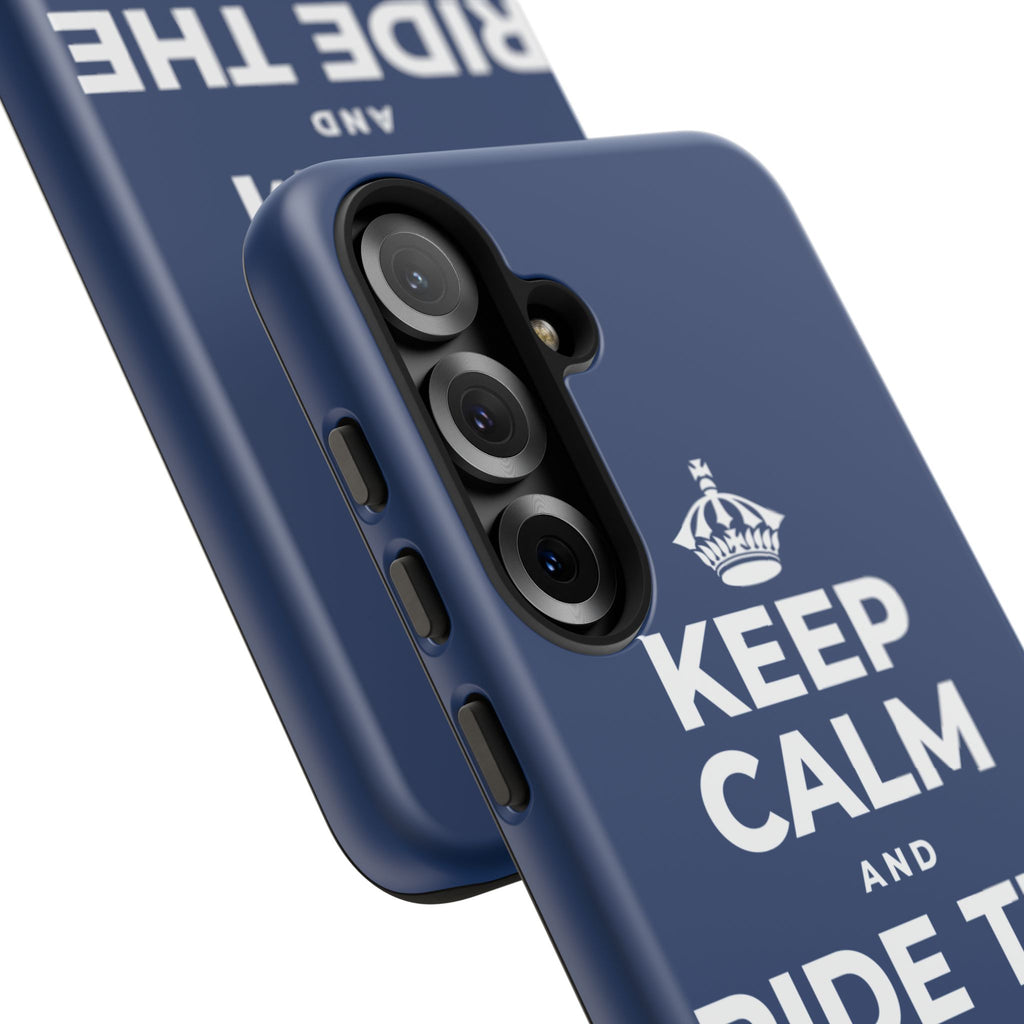 KEEP CALM AND RIDE THE GOOD WAVE Phone Case