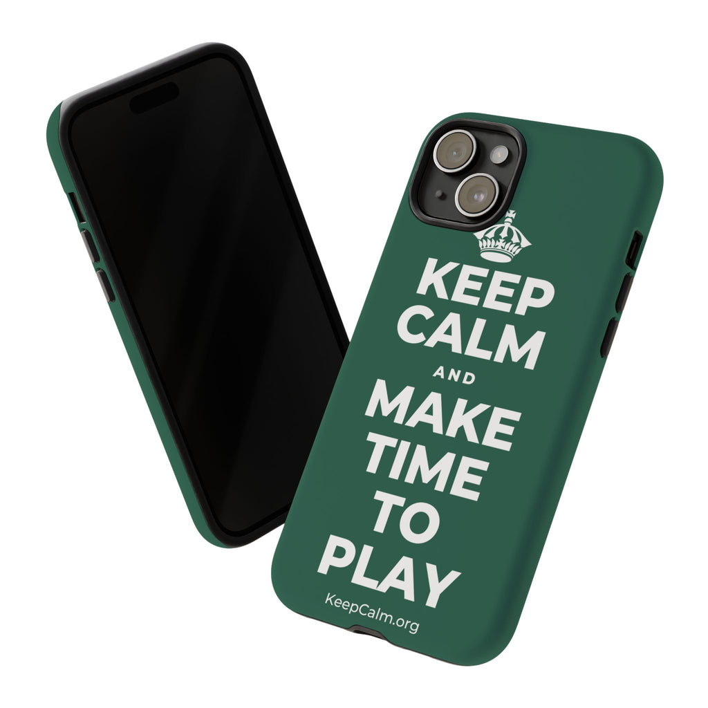 KEEP CALM AND MAKE TIME TO PLAY Phone Case
