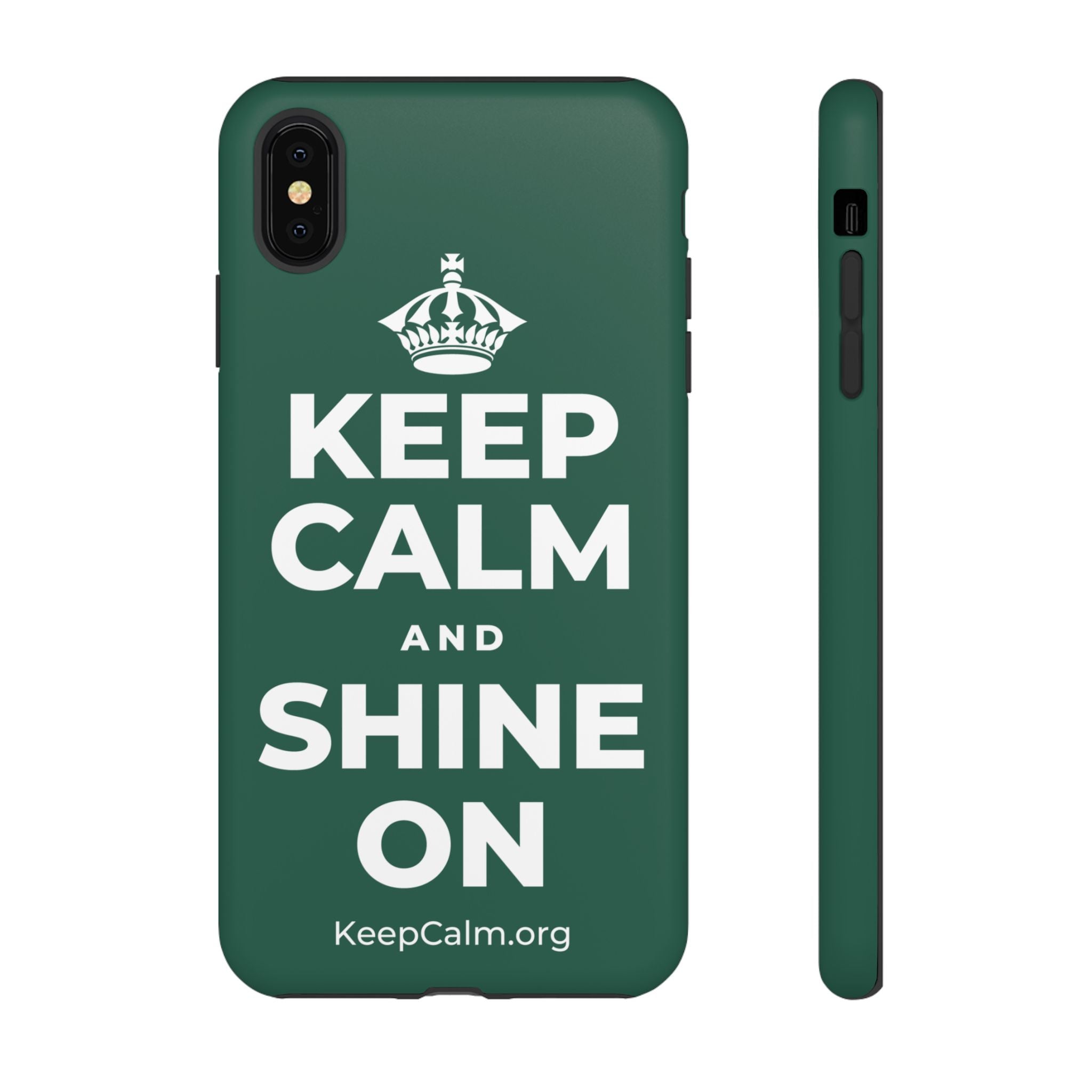 KEEP CALM AND SHINE ON Phone Case