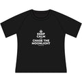 KEEP CALM AND CHASE THE MOONLIGHT Women's Raglan Tee