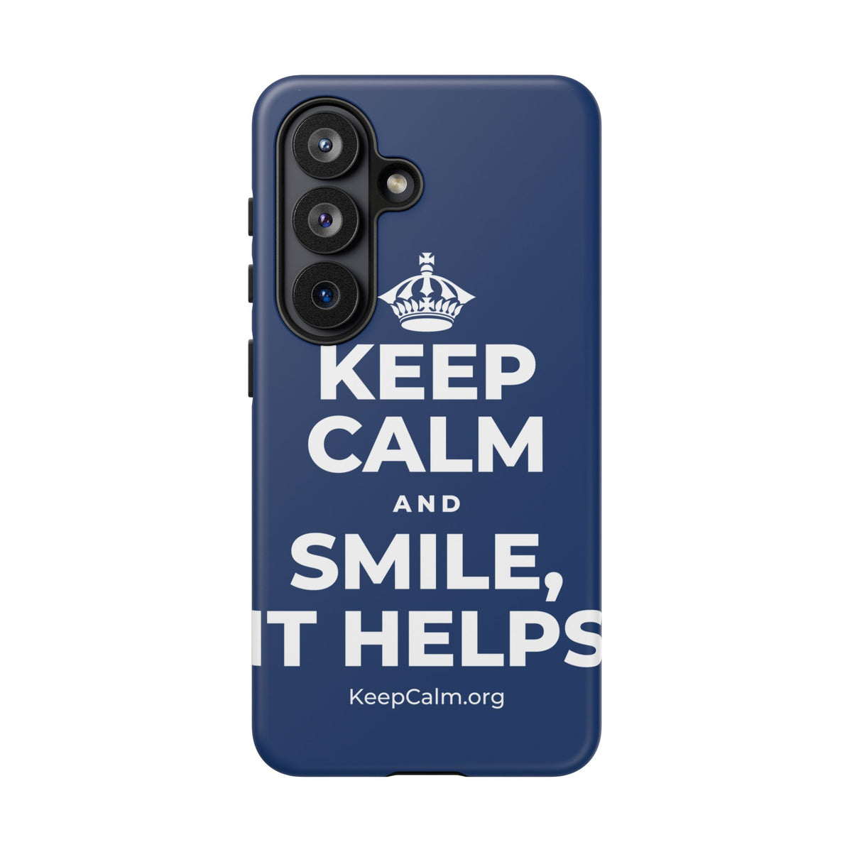 KEEP CALM AND SMILE, IT HELPS Phone Case