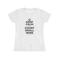 KEEP CALM AND COUNT SMALL WINS Women's Tri-Blend Tee