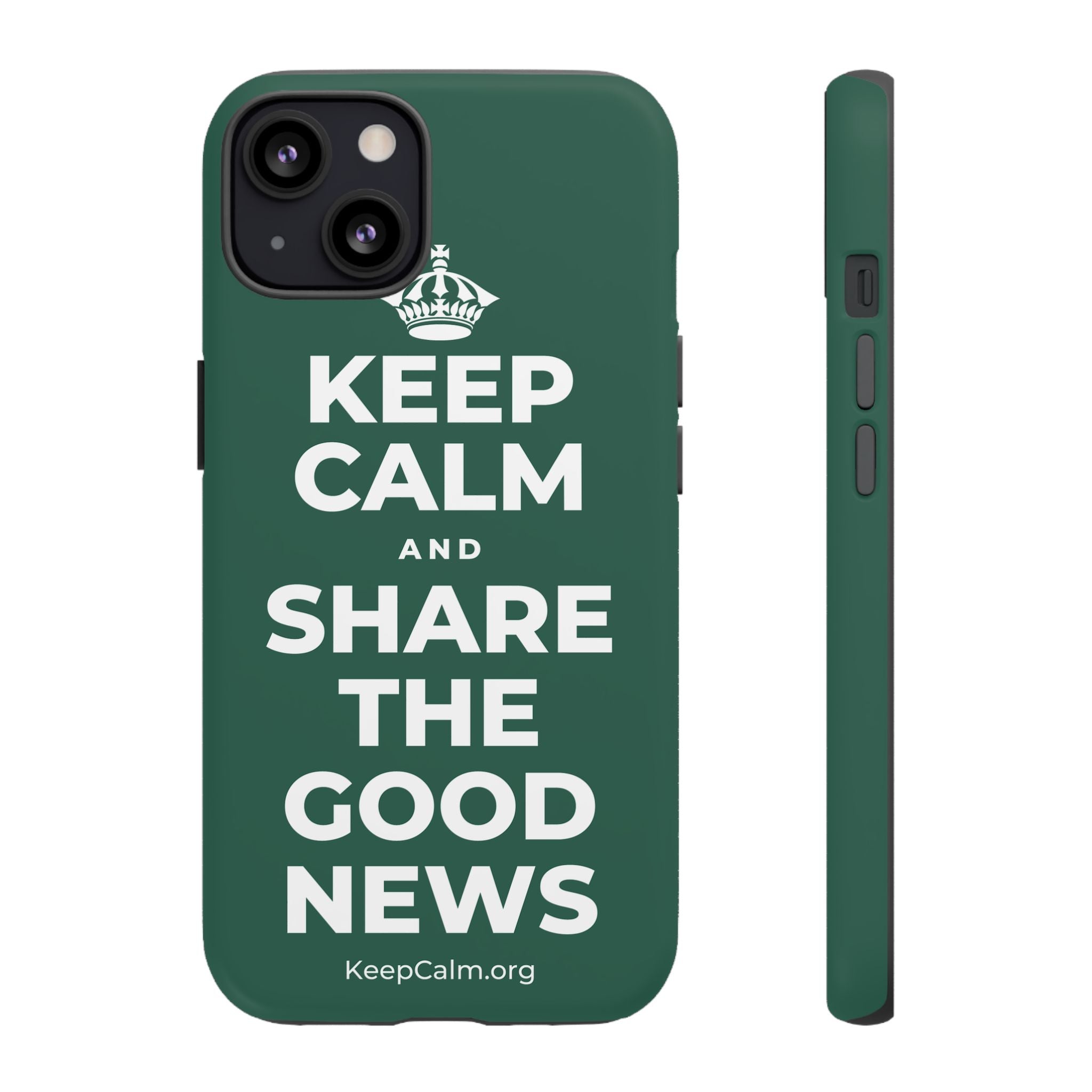 KEEP CALM AND SHARE THE GOOD NEWS Phone Case