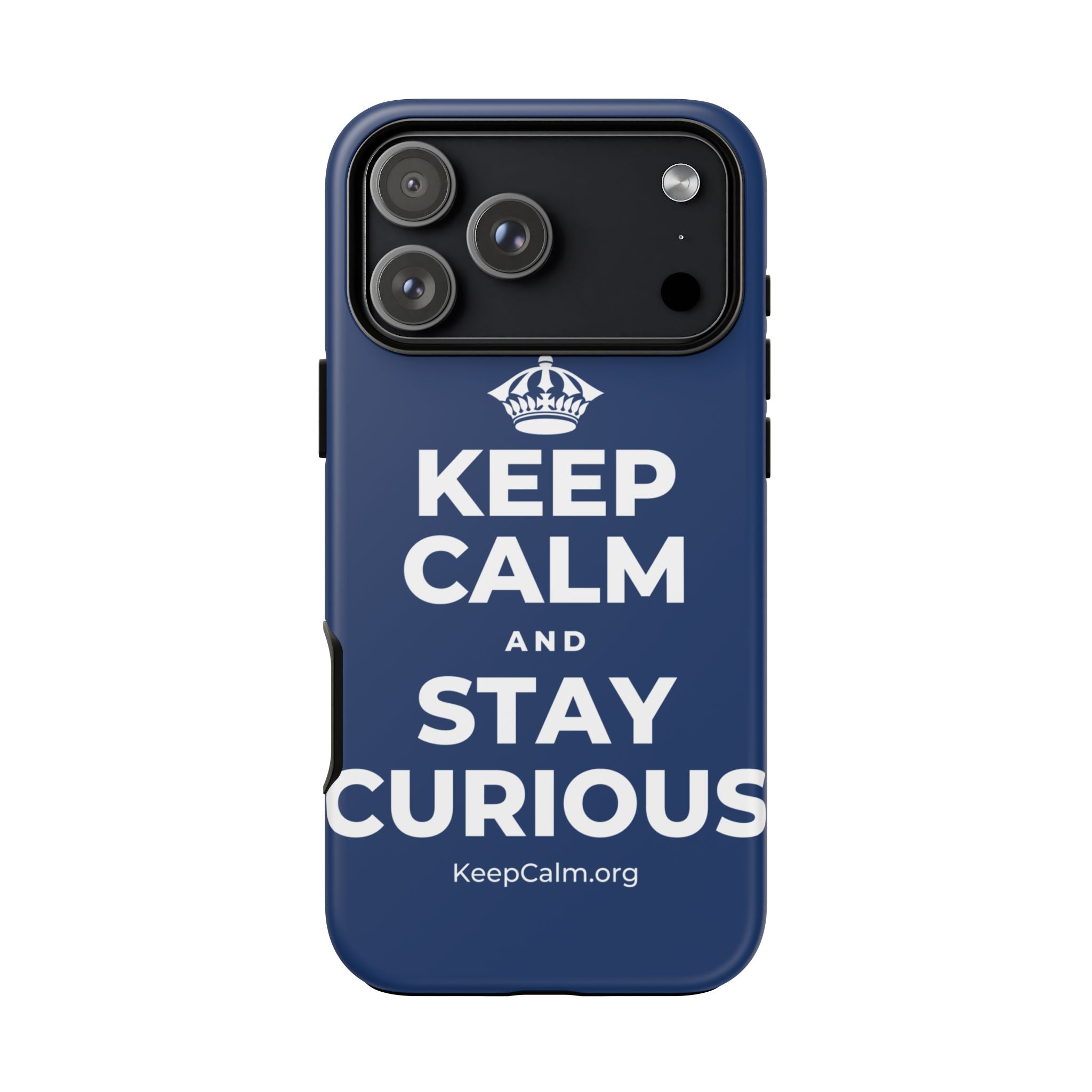 KEEP CALM AND STAY CURIOUS Phone Case