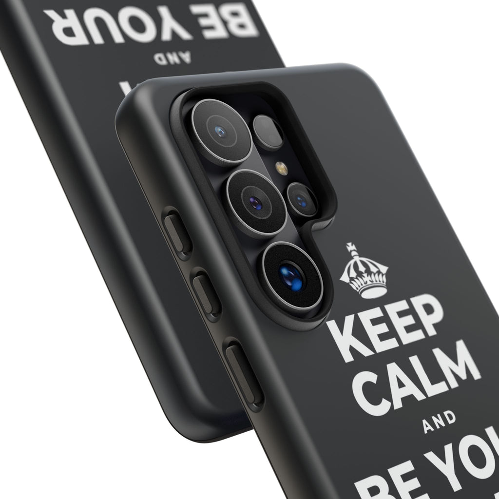 KEEP CALM AND BE YOUR OWN VALENTINE Phone Case (Dark)
