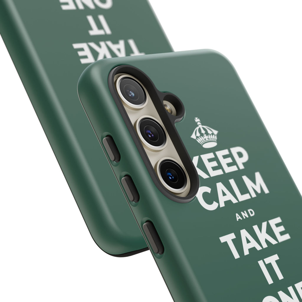 KEEP CALM AND TAKE IT ONE DAY AT A TIME Phone Case