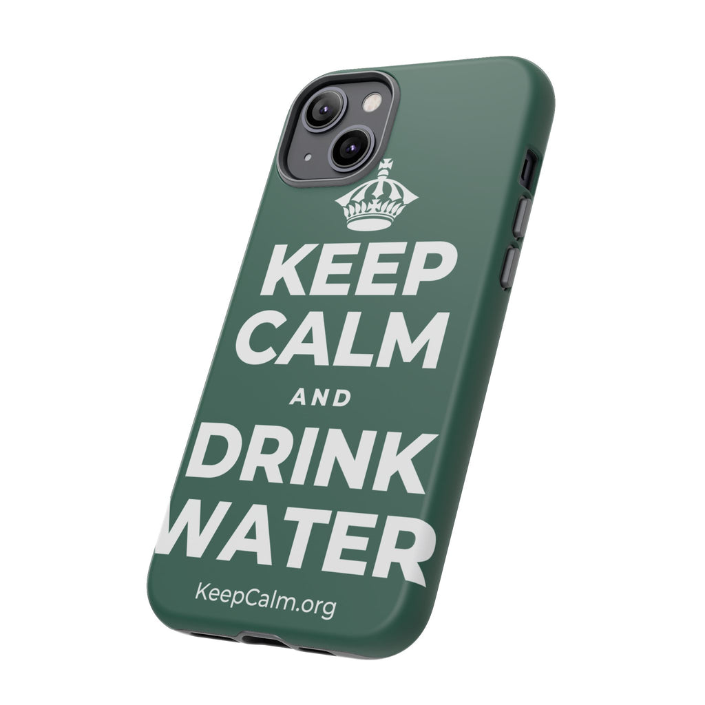 KEEP CALM AND DRINK WATER Phone Case