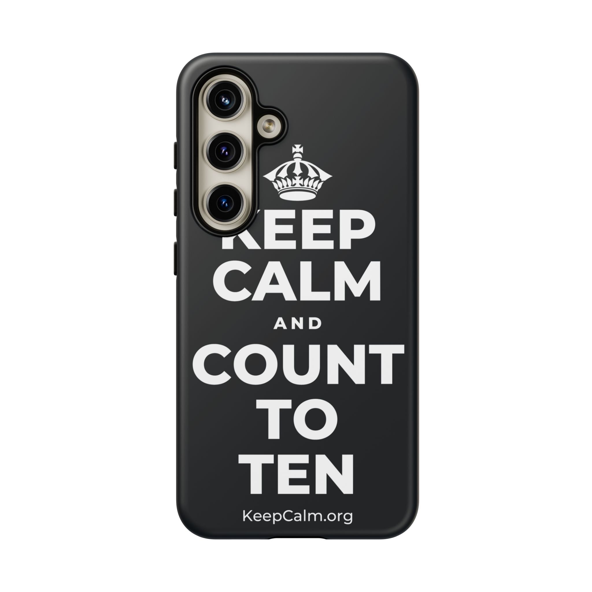 KEEP CALM AND COUNT TO TEN Phone Case (Dark)