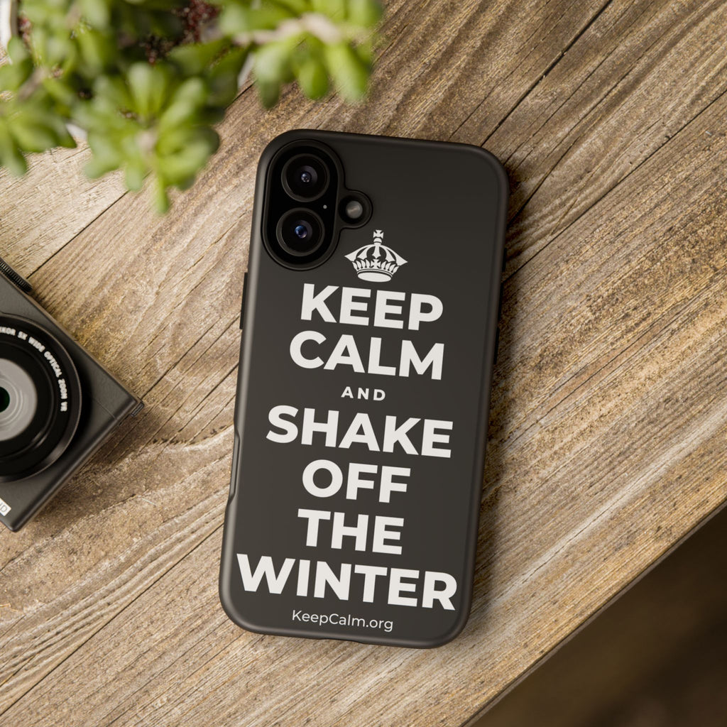 KEEP CALM AND SHAKE OFF THE WINTER Phone Case