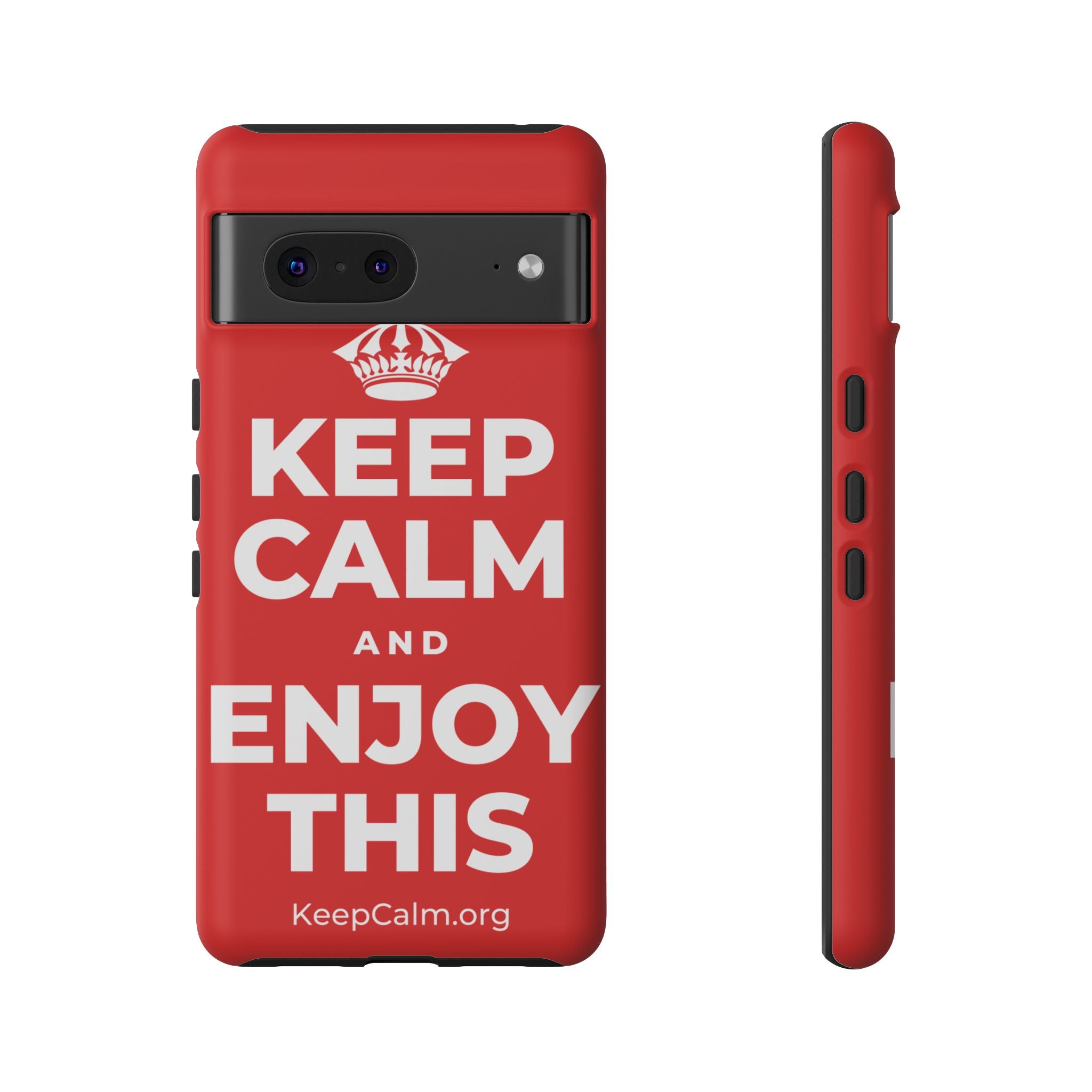 KEEP CALM AND ENJOY THIS Phone Case