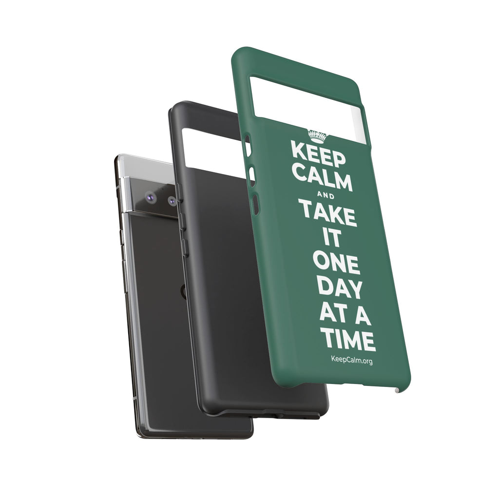 KEEP CALM AND TAKE IT ONE DAY AT A TIME Phone Case