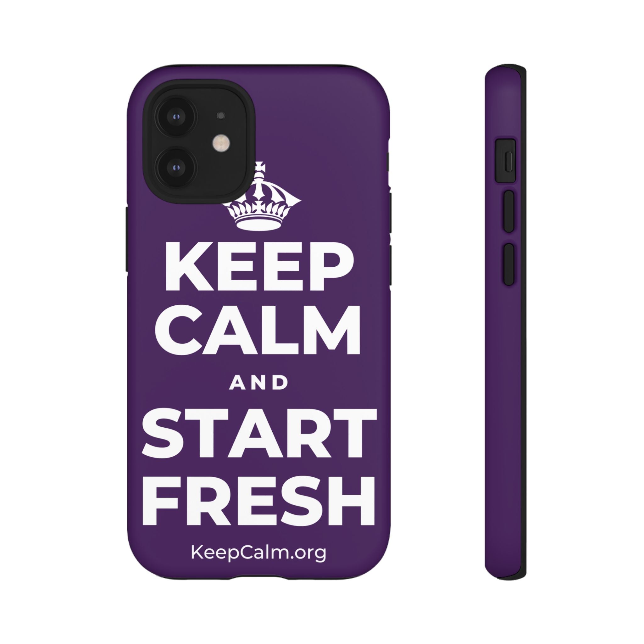 KEEP CALM AND START FRESH Phone Case