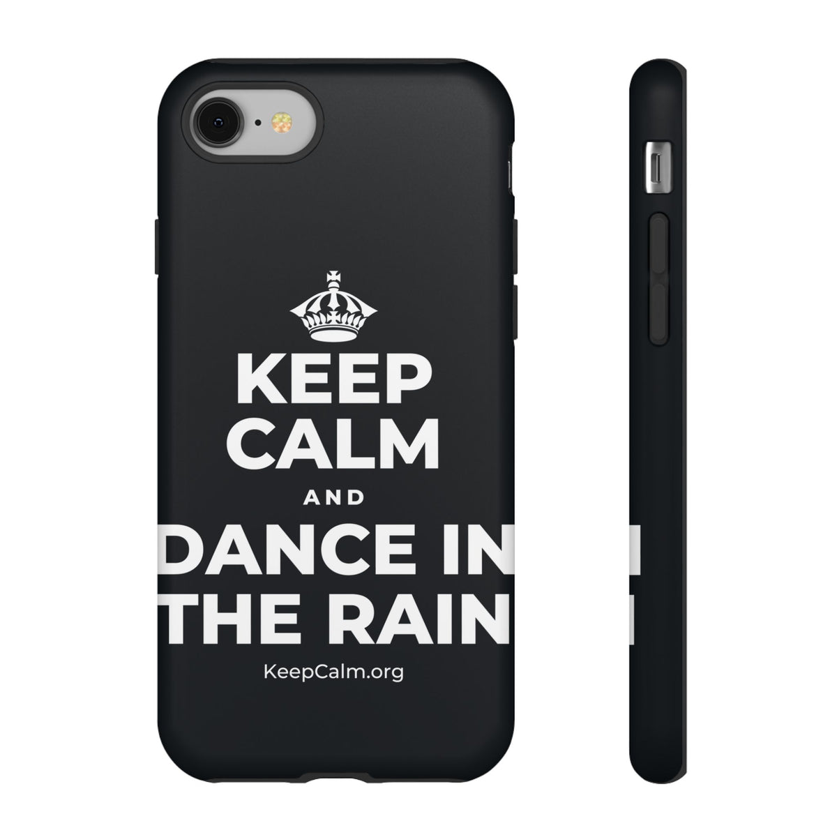 KEEP CALM AND DANCE IN THE RAIN Phone Case (Dark)