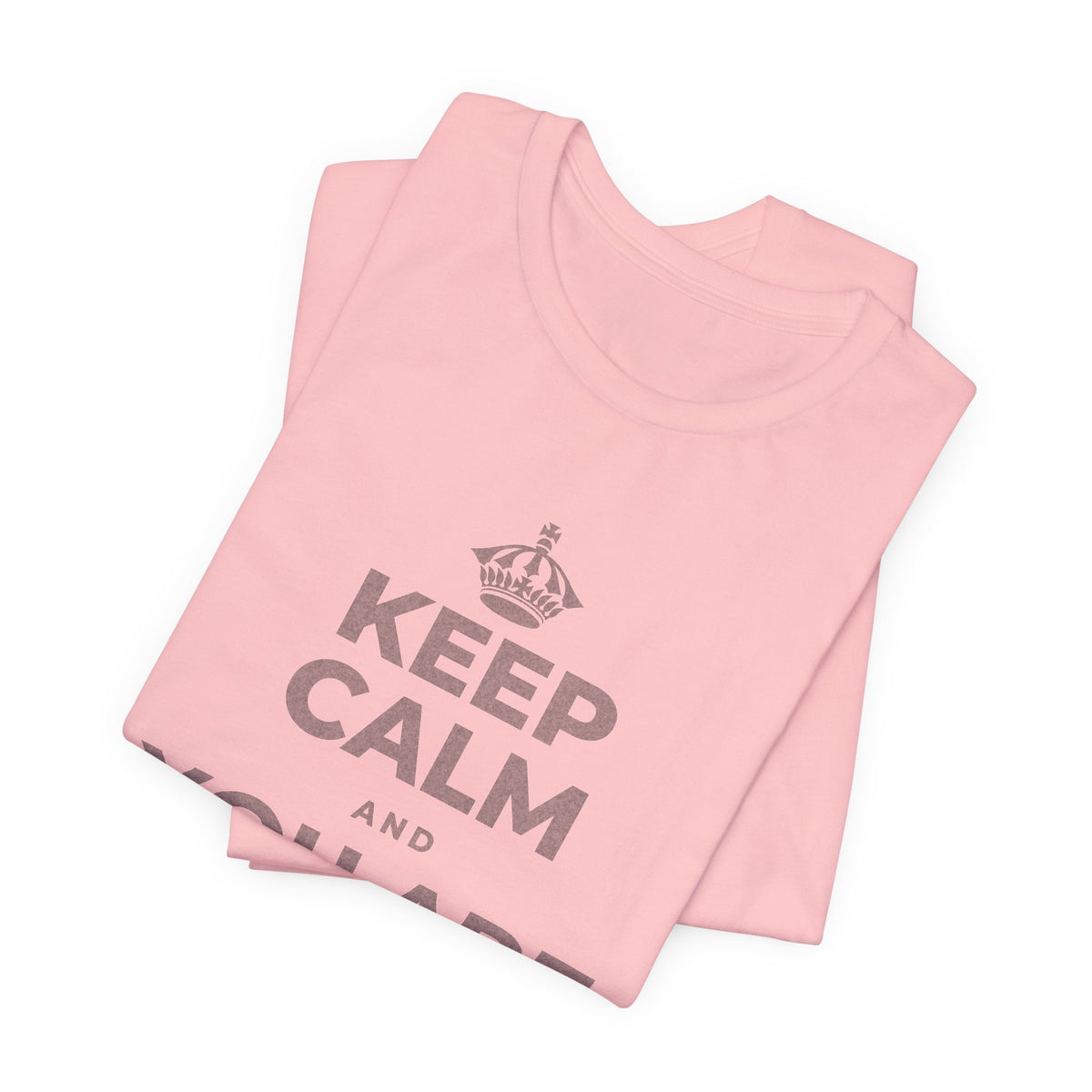 KEEP CALM AND YOU ARE ALLOWED TO REST T-Shirt (White–Asphalt)