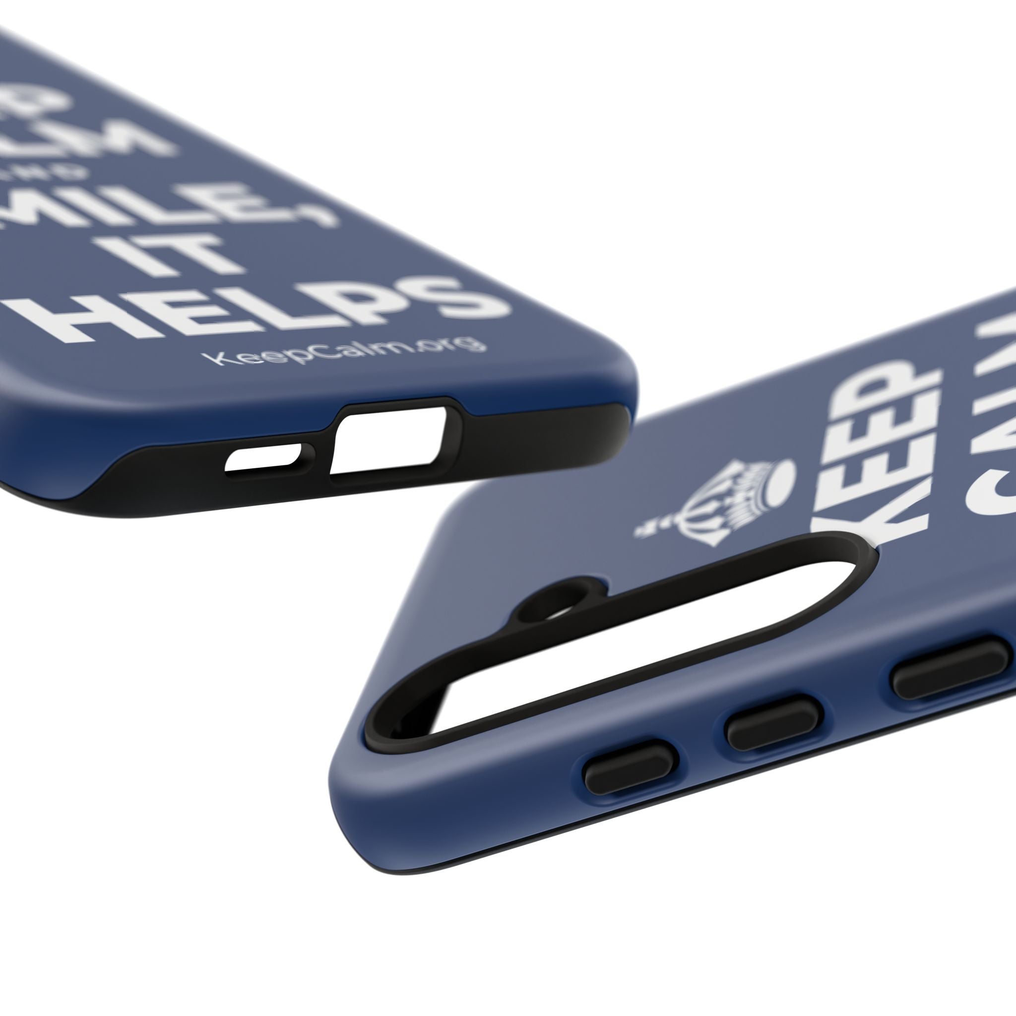 KEEP CALM AND SMILE, IT HELPS Phone Case