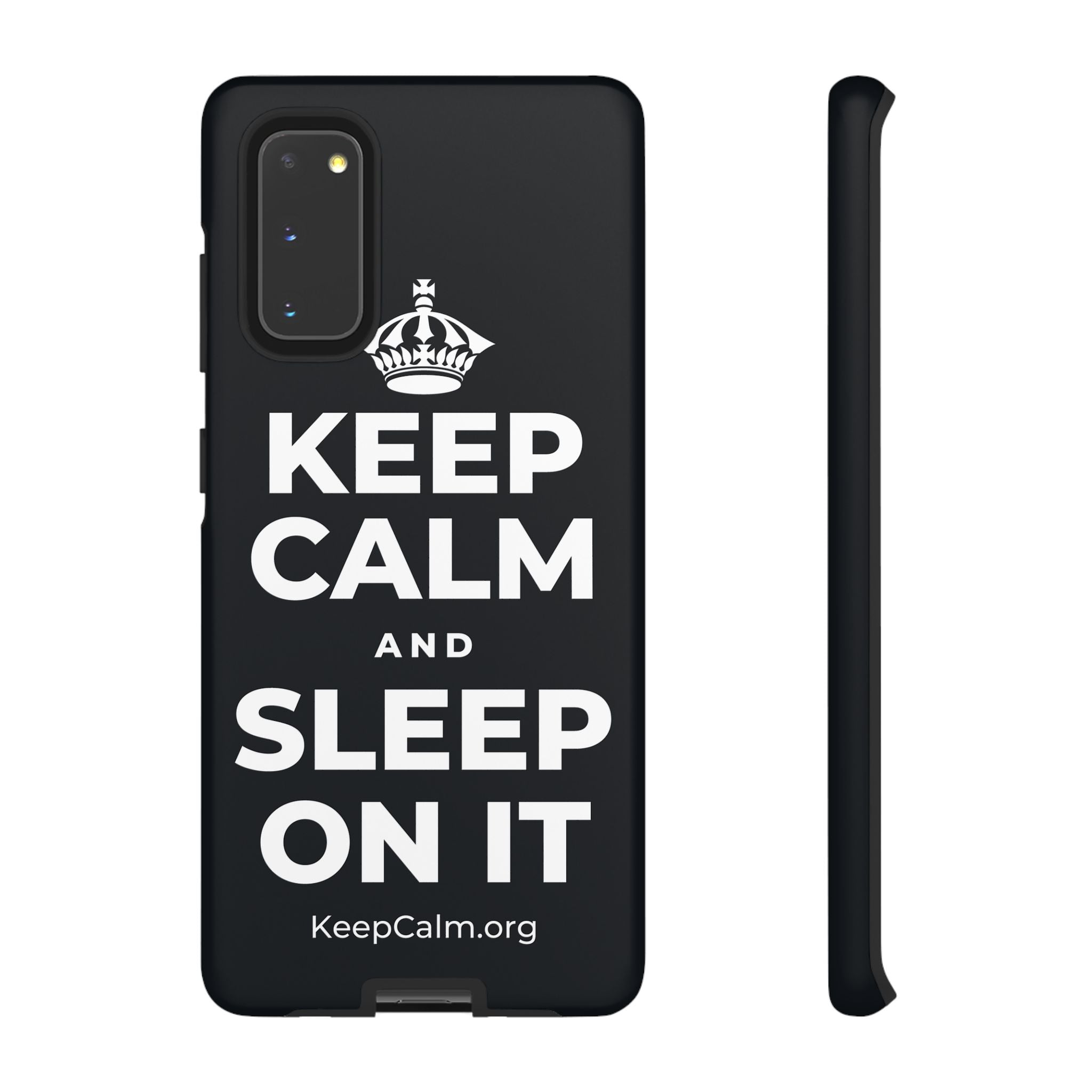 KEEP CALM AND SLEEP ON IT Phone Case (Dark)