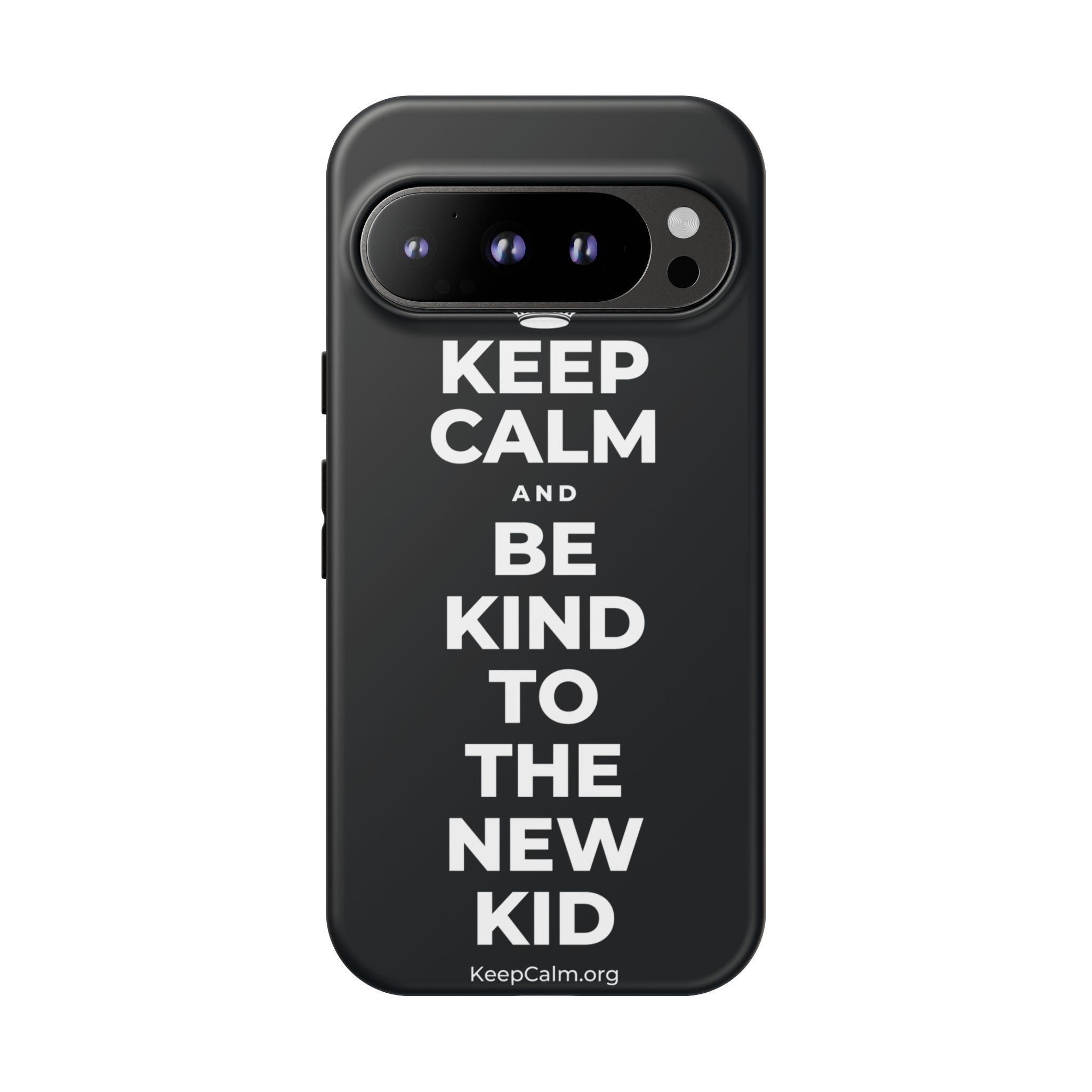 KEEP CALM AND BE KIND TO THE NEW KID Phone Case (Dark)