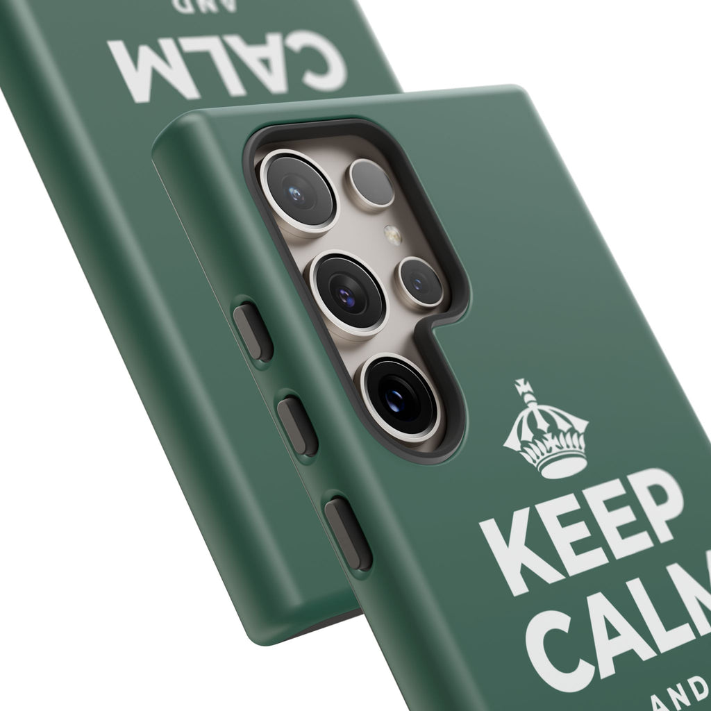 KEEP CALM AND BREATHE Phone Case